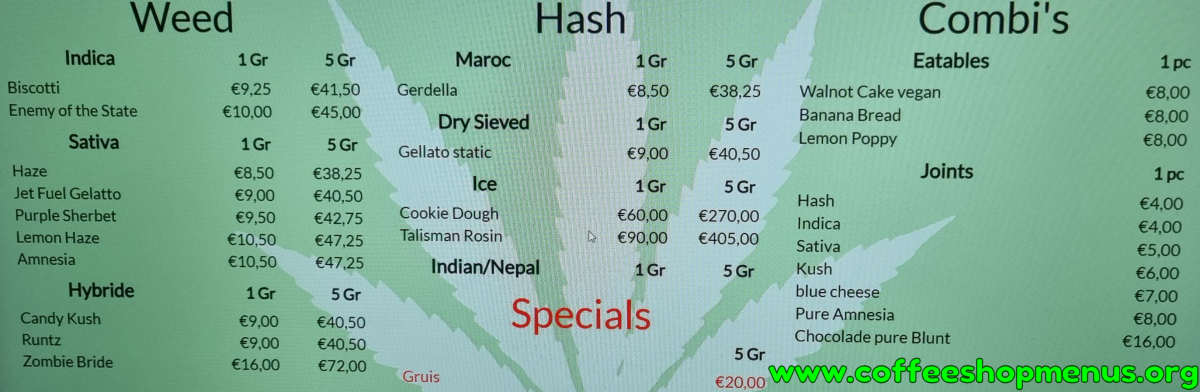 menu picture